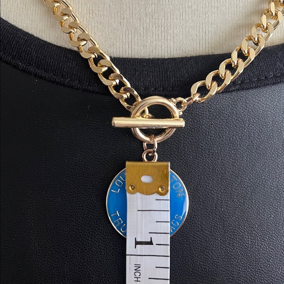 Trunks and Bags Charm (royal blue w/necklace) - Picture 5 of 5